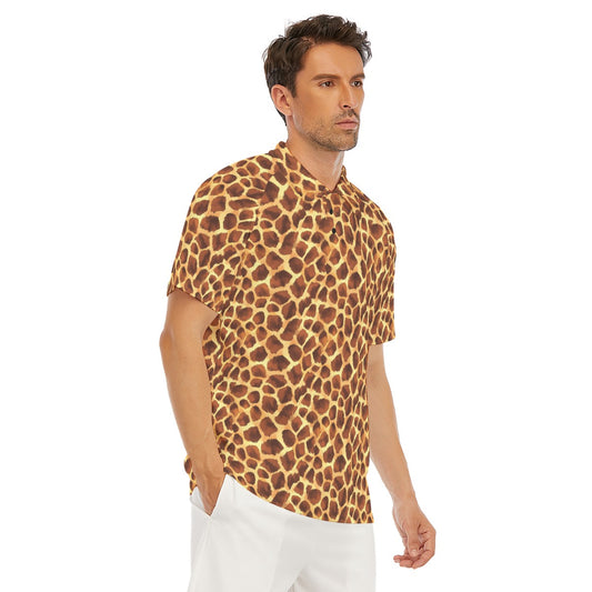 Animal Print - Giraffe - Men's Polo Shirt