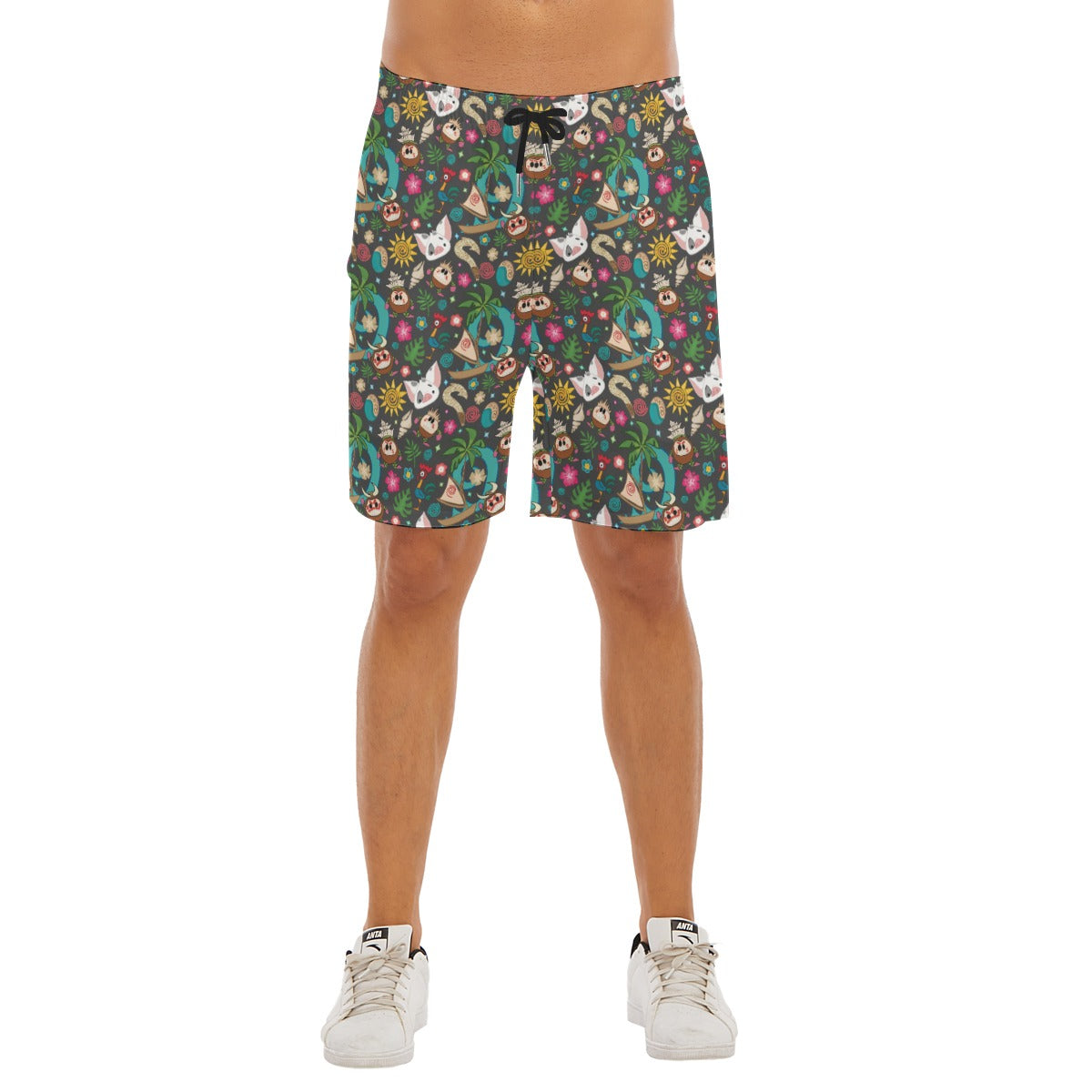 Polynesian Princess Icons - Men’s Pocket Beach Shorts