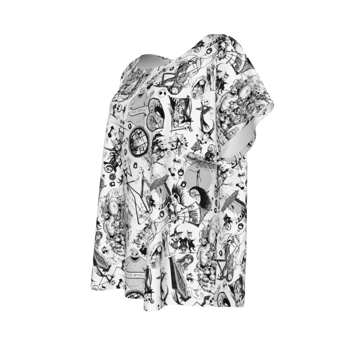 Nightmare Halloween Sketches - Women’s Relaxed Fit Scoop Tee