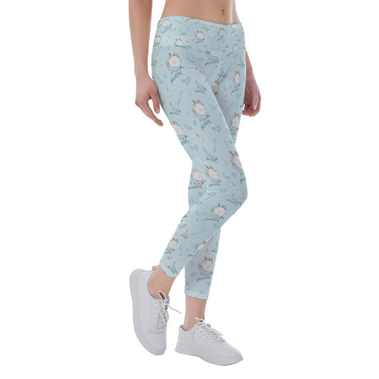 Enchanted Glass Slipper - Women's Yoga Leggings
