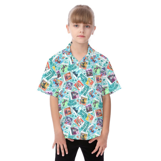 Heartbreaker Villaintine - Kid's Hawaiian Button Up Shirt