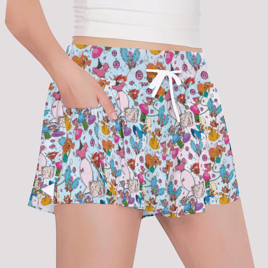 Tiny Tailors & Sewing Friendsends - Girls’ Flowy Pocket Shorts