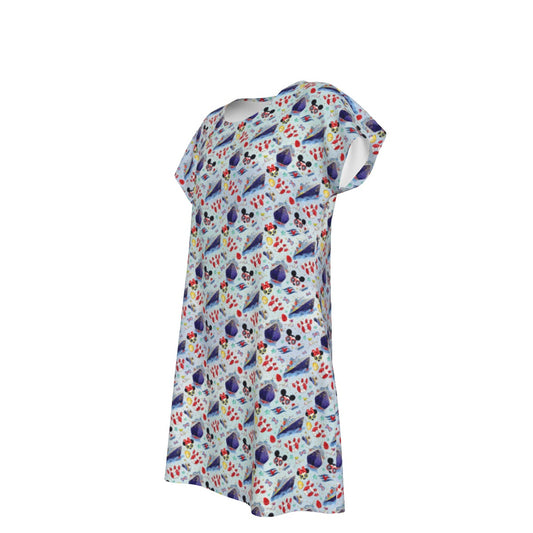 DCL Cruise Style Adventure - Women's T-Shirt Dress