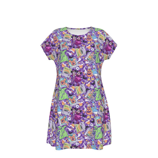 Not So Scary Halloween Party - Women's T-Shirt Dress