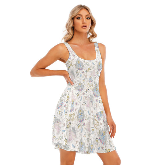 Happily Ever After Weddings - Women's Sleeveless Pocket Skater Dress