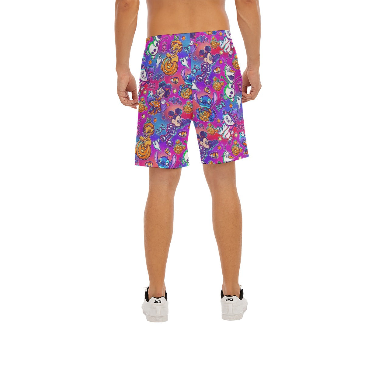 Classic Character Halloween Mashup - Men’s Pocket Beach Shorts