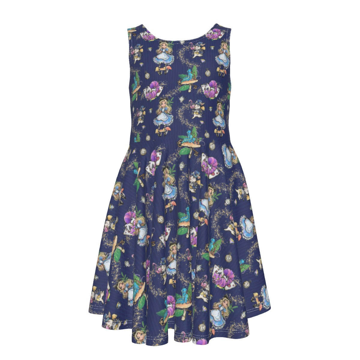 Whimsical Enchanted Forest - Kid's Sleeveless Skater Dress