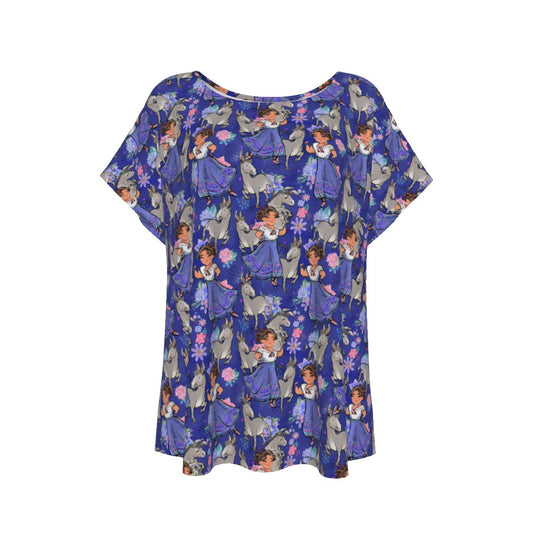 Whimsical Strong Heroine - Women’s Relaxed Fit Scoop Tee