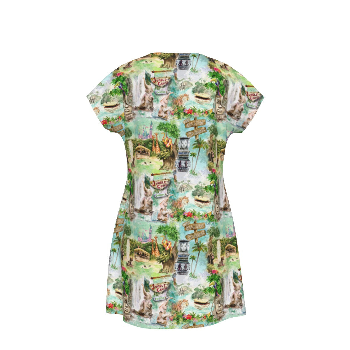 Jungle River Cruise - Women's T-Shirt Dress