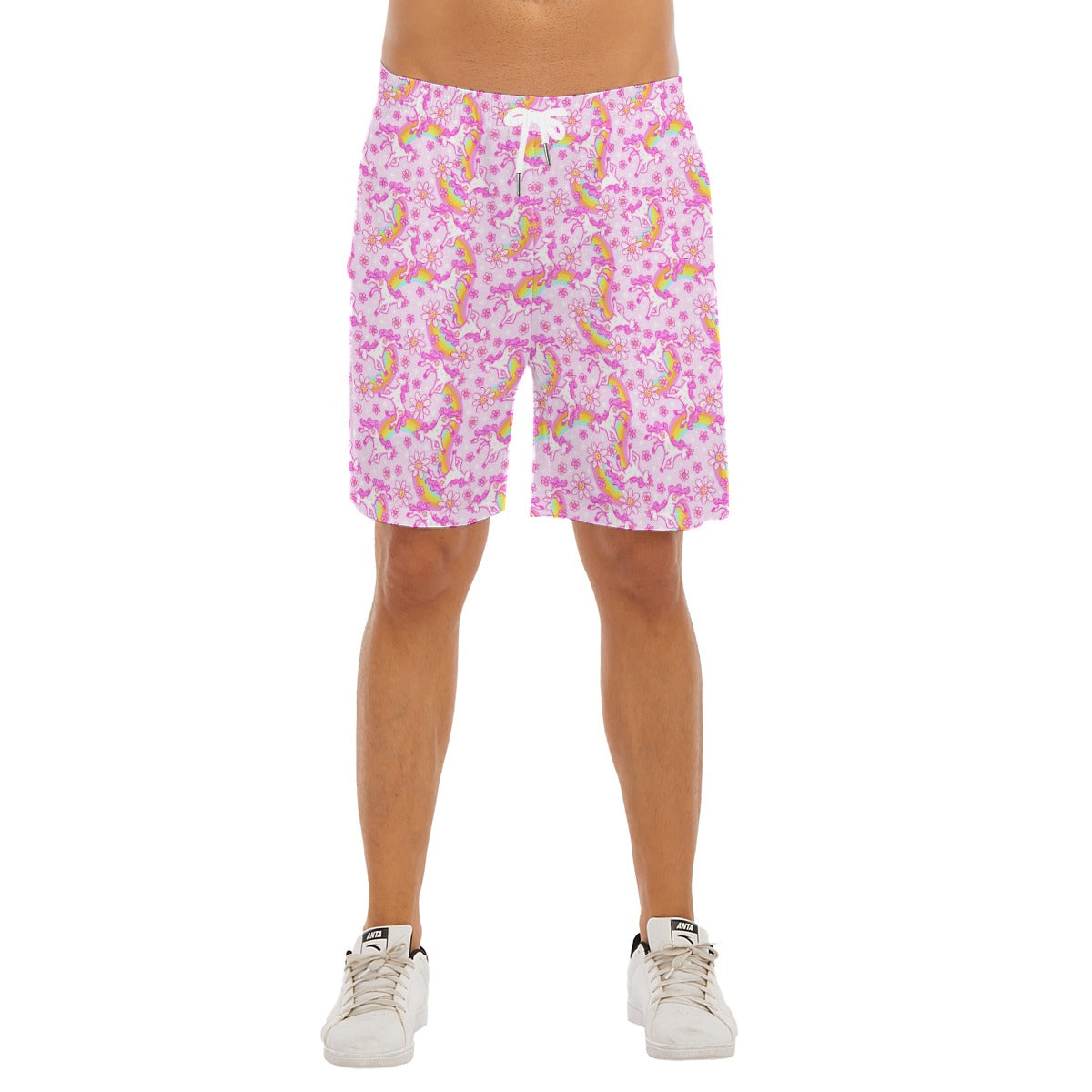 Unicorn Rainbows - Men’s Pocket Beach Shorts