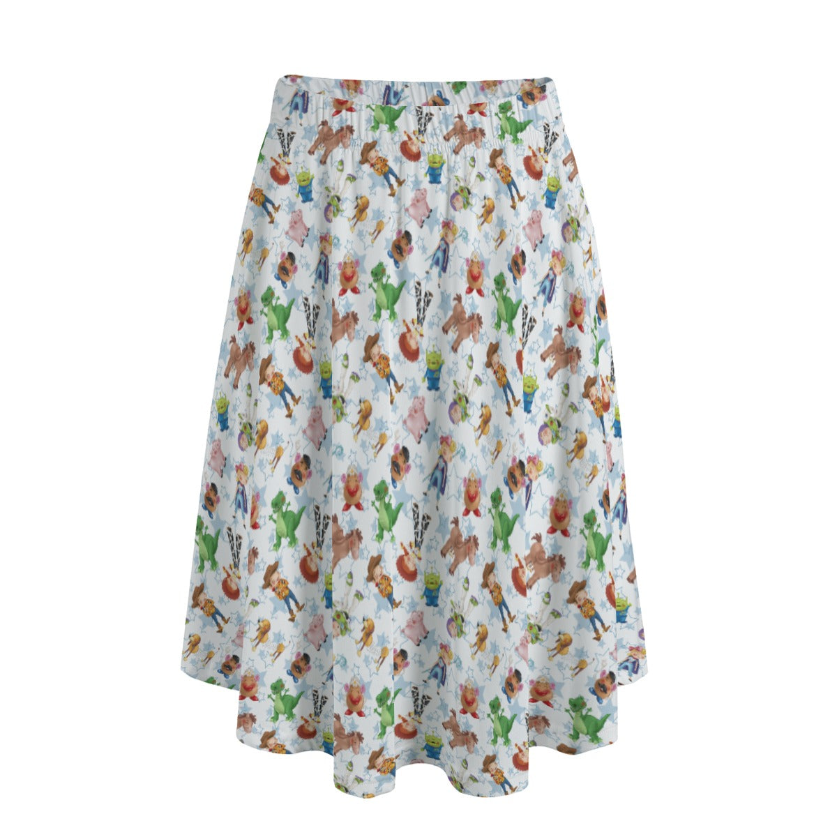 Playful Toy Friends - Women’s Pocket Midi Skirt