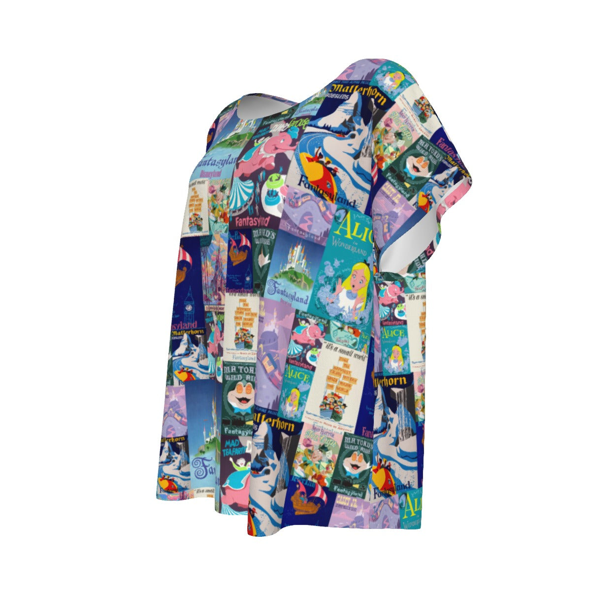 Vintage Fantasy Ride Posters - Women’s Relaxed Fit Scoop Tee