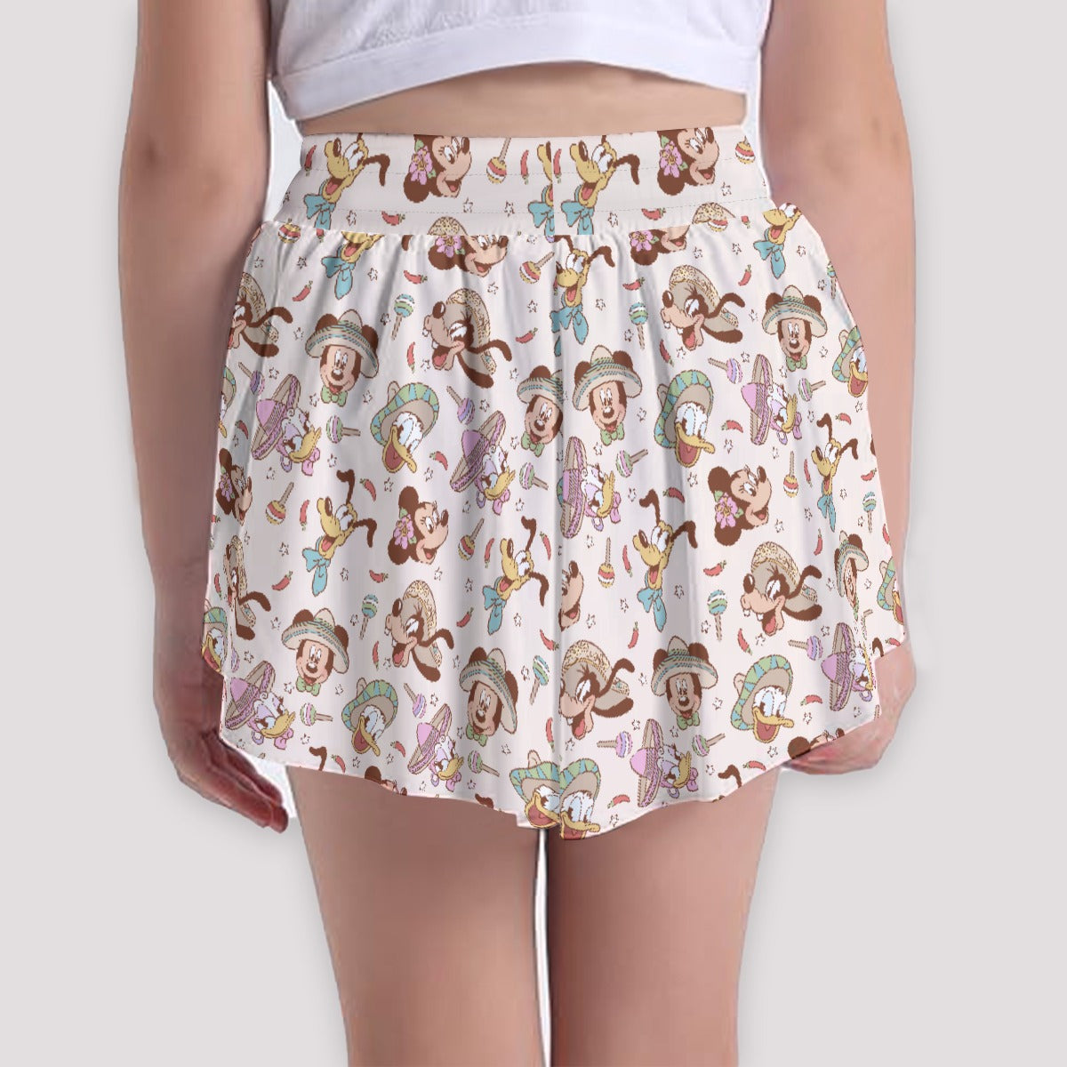 Fiesta Sombrero Pals - Girls’ Flowy Pocket Shorts