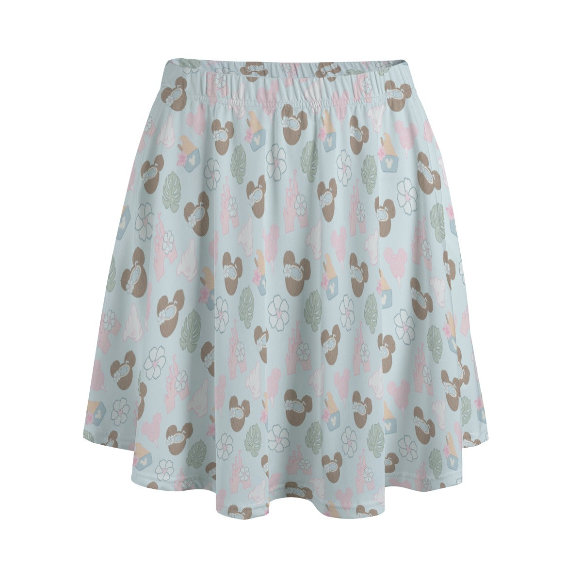 Pastel Island Treats - Women's Pocket Skater Skirt