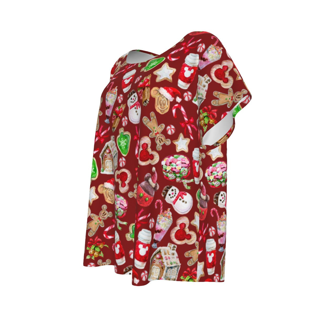 Christmas Snack Goals - Women’s Relaxed Fit Scoop Tee