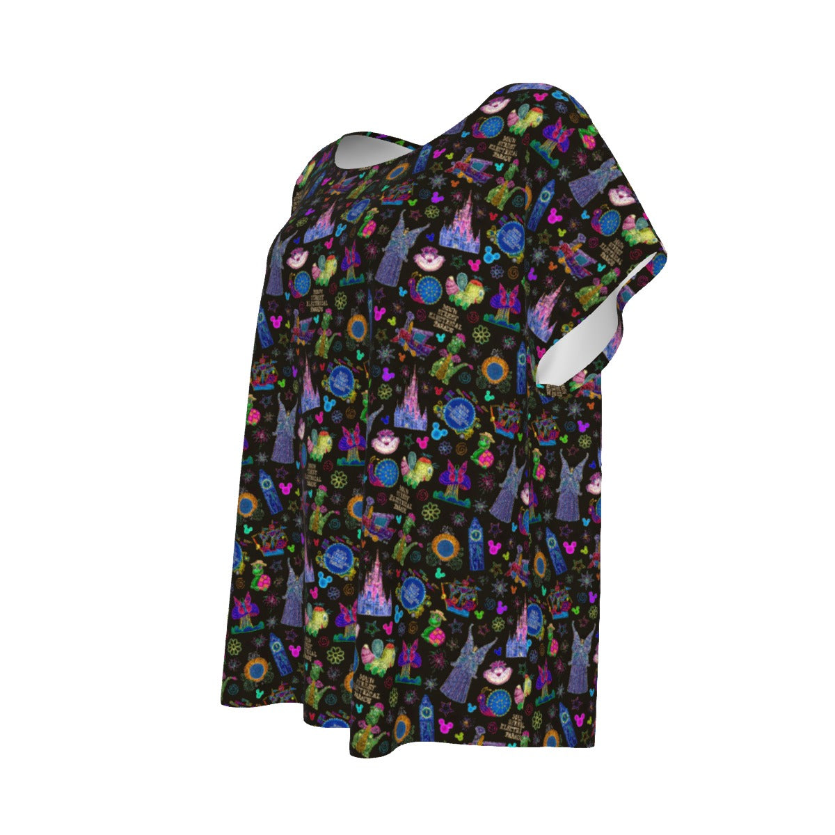 Main Street Neon Parade - Women’s Relaxed Fit Scoop Tee
