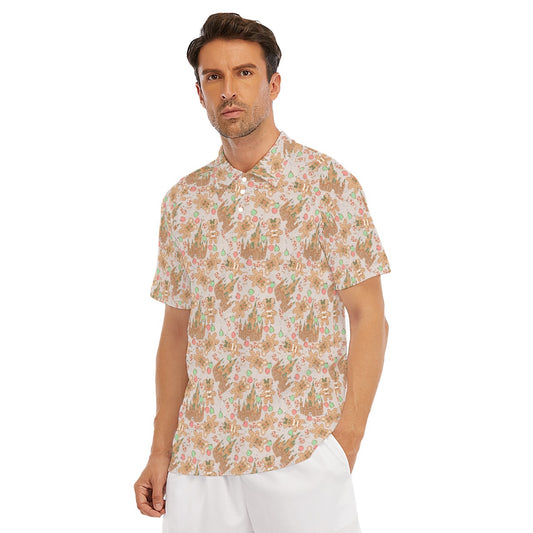 Festive Gingerbread Treats - Men's Polo Shirt