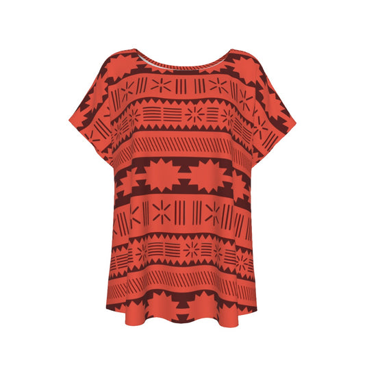 Island Tribal Patterns - Women’s Relaxed Fit Scoop Tee