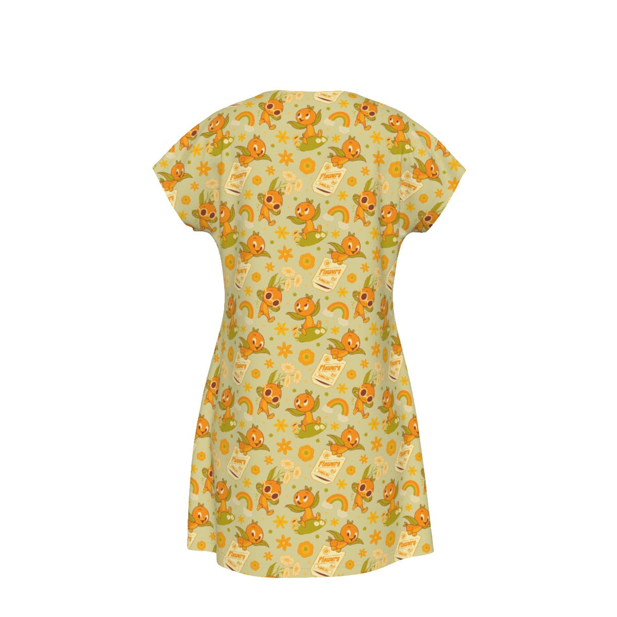 Vintage Citrus Garden - Women's T-Shirt Dress