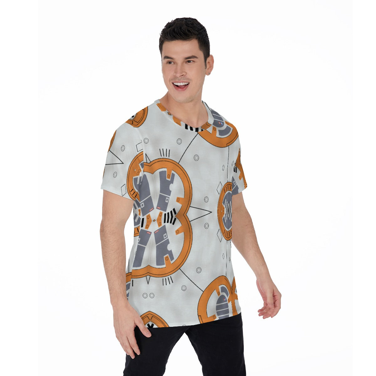 Little Round Droid - Men's Short Sleeve T-Shirt