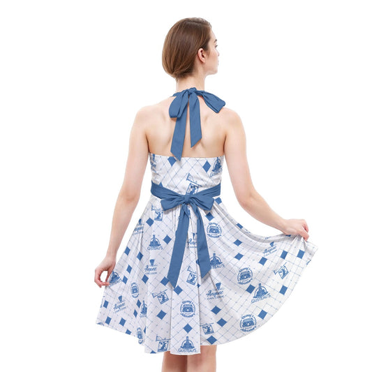 Chez Little Chef - Women's Halter Vintage Pocket Dress