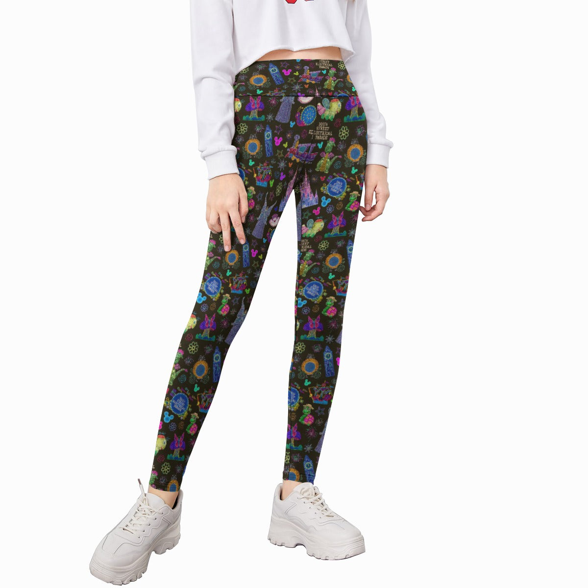 Main Street Neon Parade - Kid's Leggings