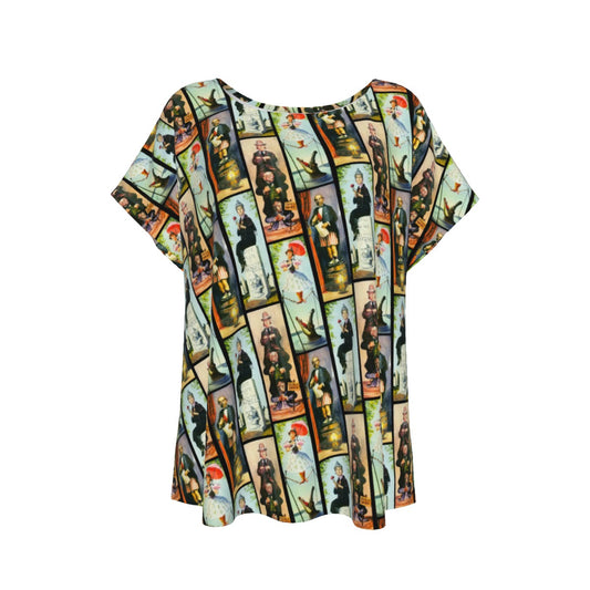 Stretch Room Portraits - Women’s Relaxed Fit Scoop Tee