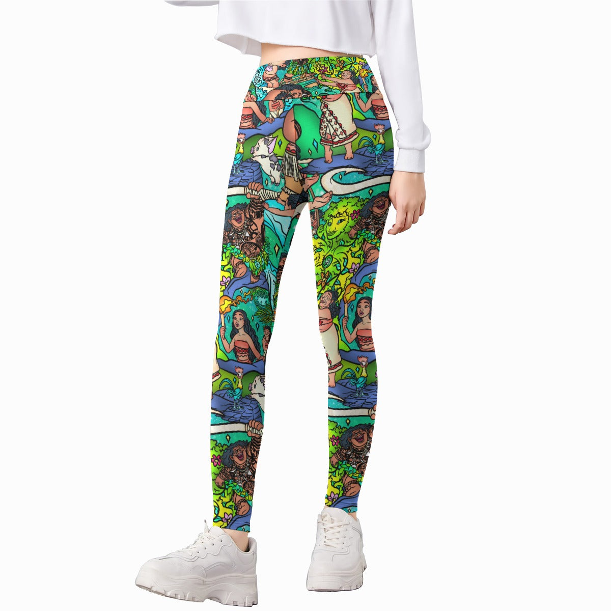 Ocean Voyager Storybook Scenes - Kid's Leggings