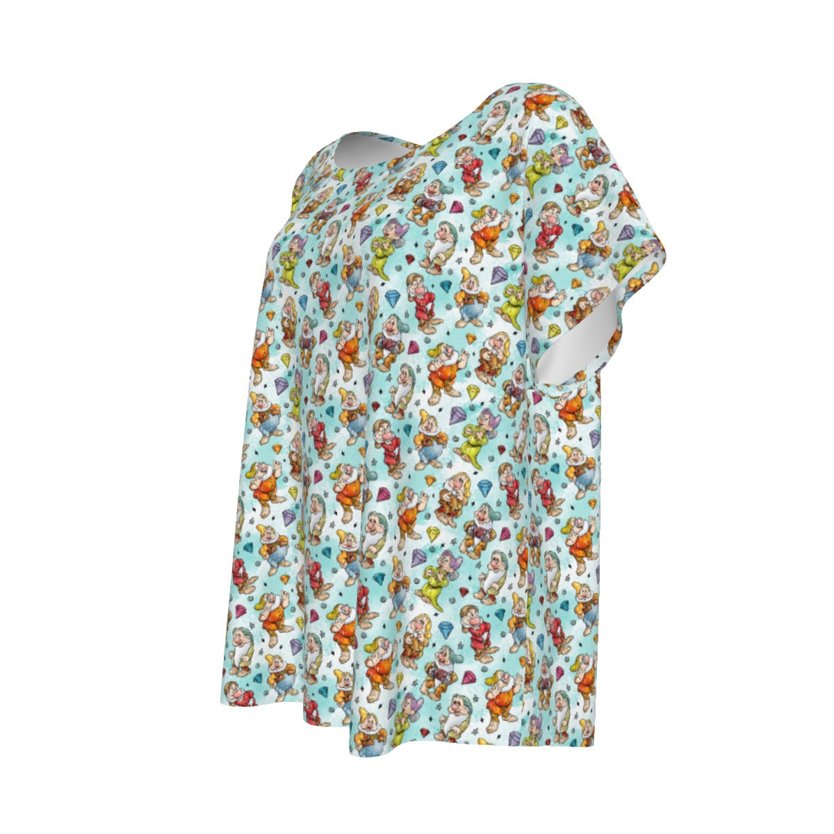 Seven Helpers Sketch - Women’s Relaxed Fit Scoop Tee