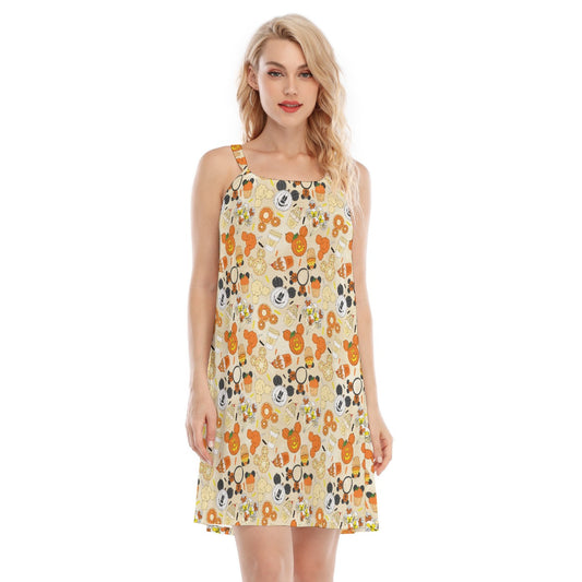 Halloween Snack Treats - Women’s Adjustable Sundress