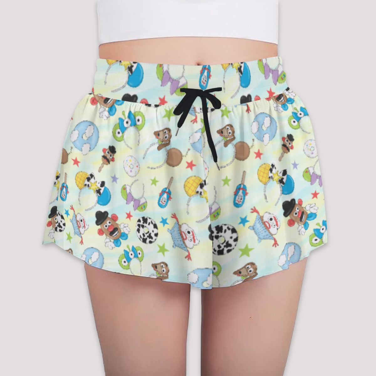 Playful Toy Style Icons - Girls’ Flowy Pocket Shorts