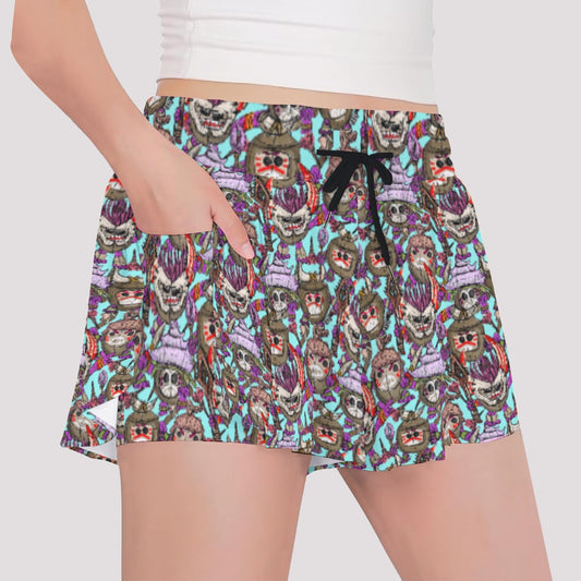 Island Coconut Pirates - Girls’ Flowy Pocket Shorts