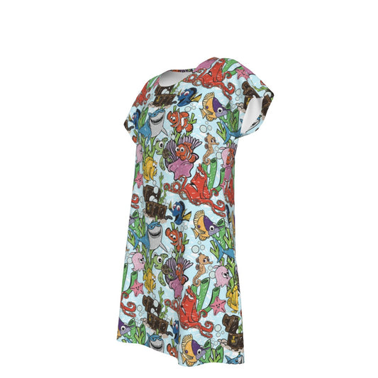 Fish Are Friends Reef - Women's T-Shirt Dress