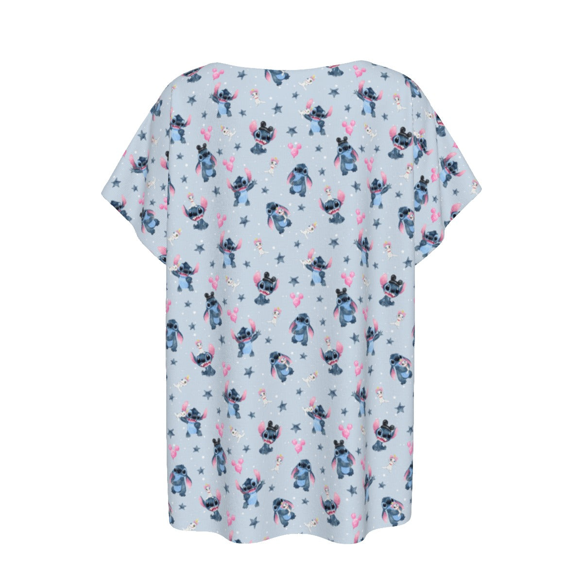 Happy Blue Alien - Women’s Relaxed Fit Scoop Tee