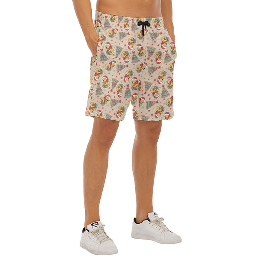 Cozy Bear Holiday Cheer - Men’s Pocket Beach Shorts