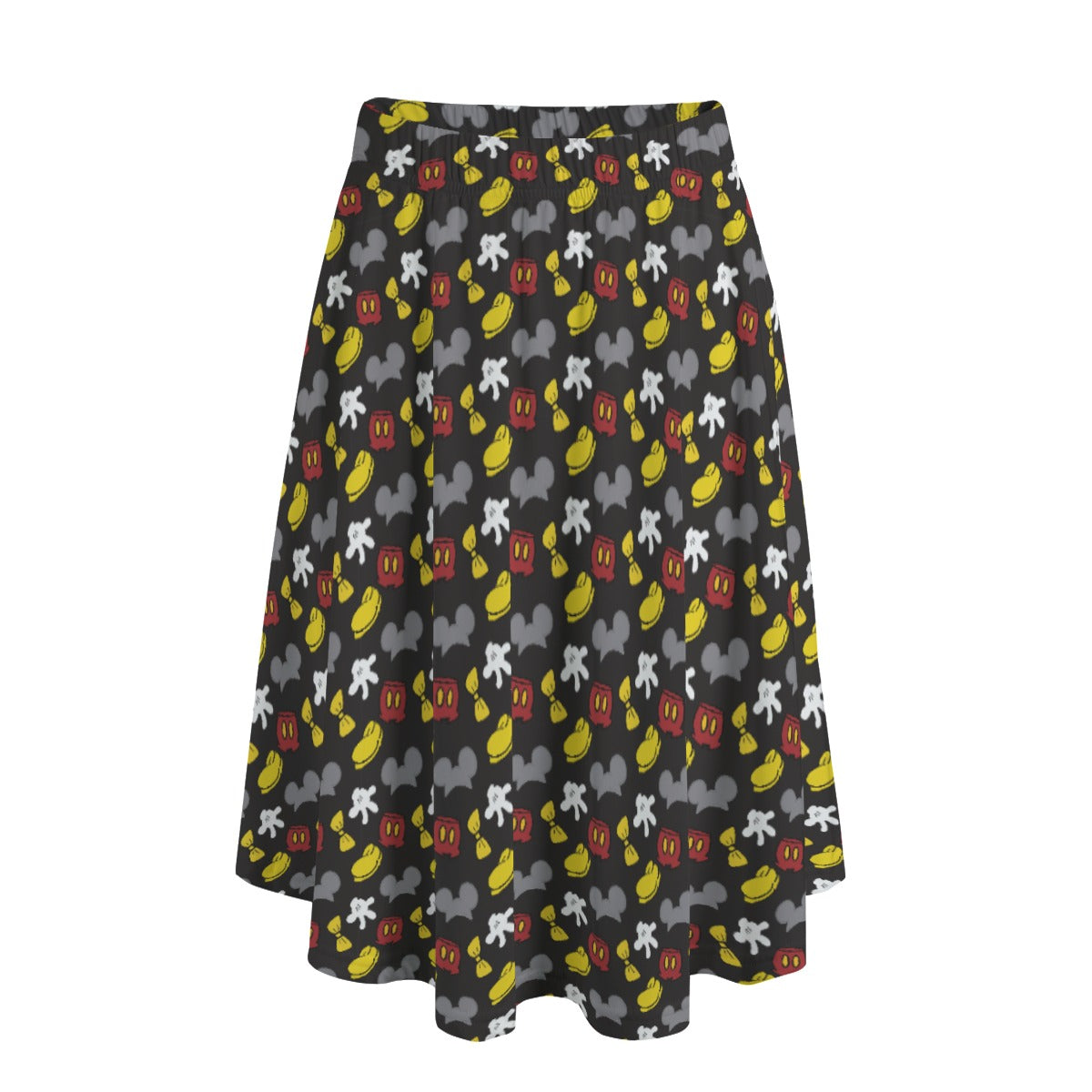 Classic Mouse Style - Women’s Pocket Midi Skirt