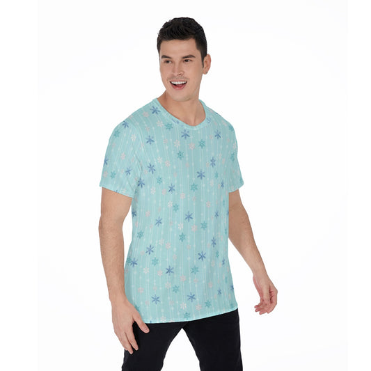 Ice Queen Snowflake Pattern - Men's Short Sleeve T-Shirt
