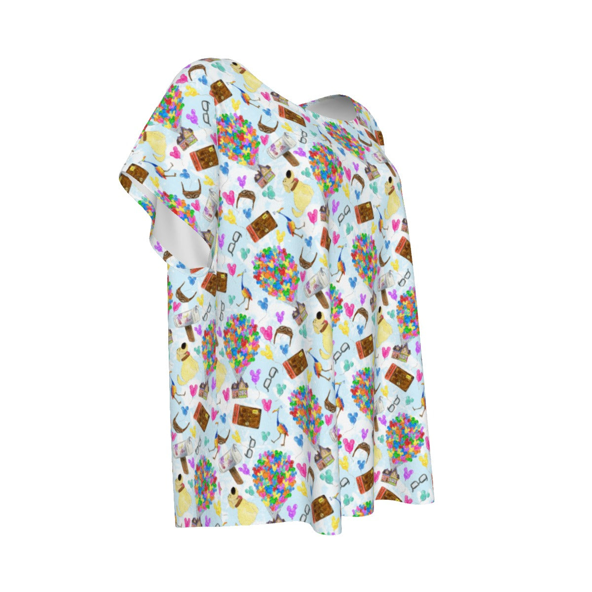 Up Adventure Icons - Women’s Relaxed Fit Scoop Tee