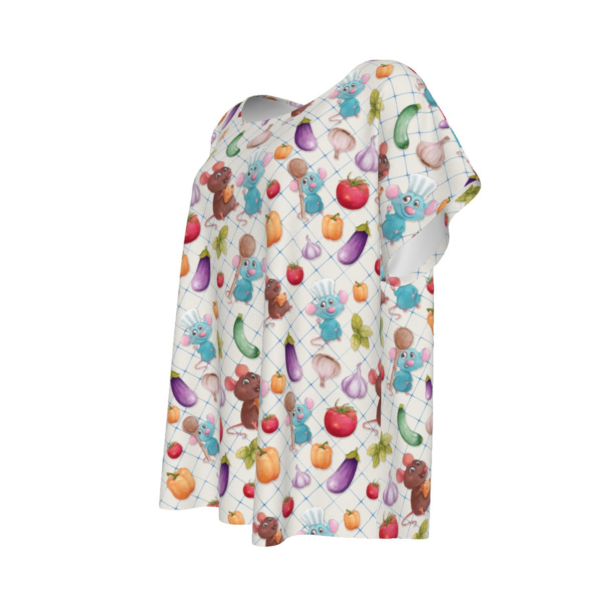 Ratatouille Veggies - Women’s Relaxed Fit Scoop Tee