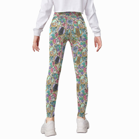 Tattoo Hearts Galactic Legends - Kid's Leggings