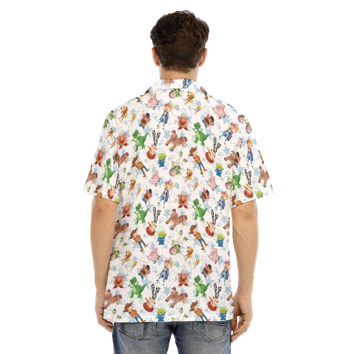 Playful Toy Friends - Men's Hawaiian Button Up Shirt