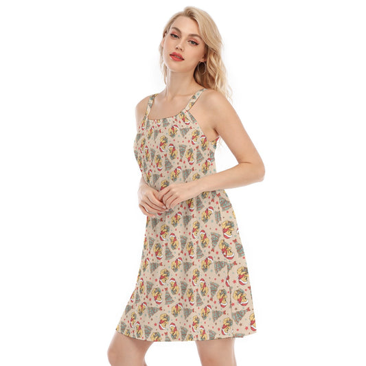 Cozy Bear Holiday Cheer - Women’s Adjustable Sundress