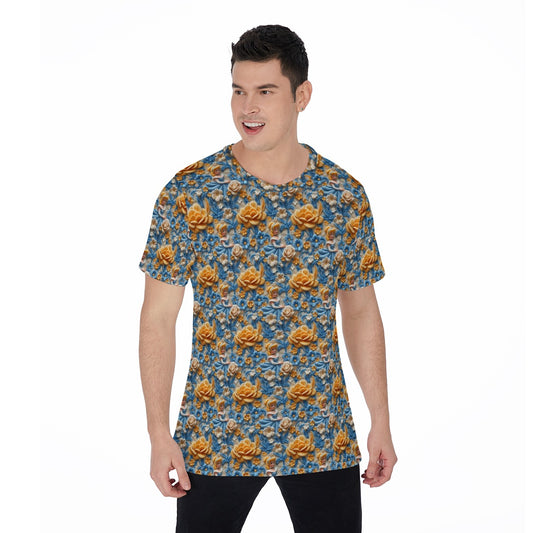 Regal Embroidered Royal Maiden - Men's Short Sleeve T-Shirt