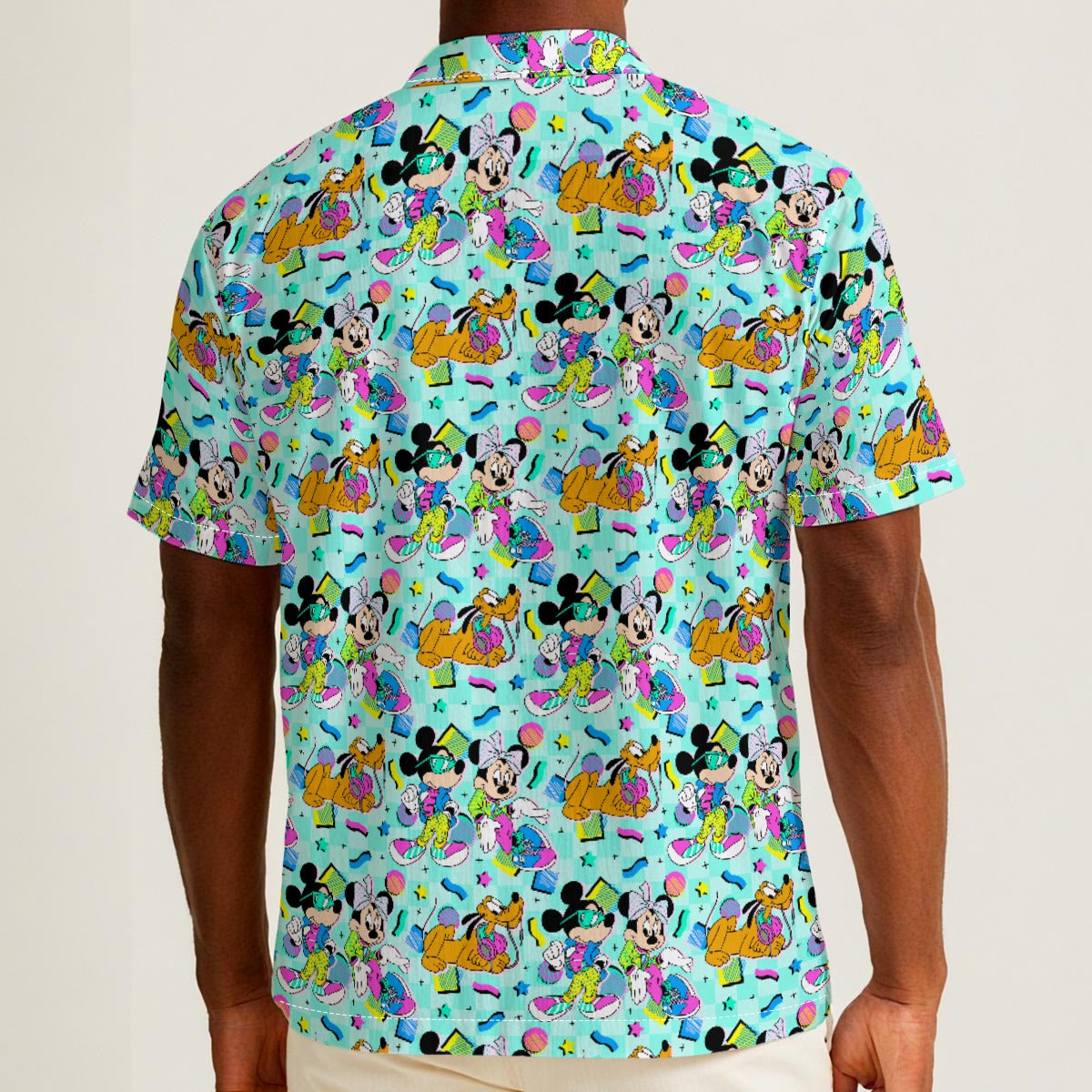 80s Pop Party Pals - Men’s Cotton-Rich Button Up Shirt