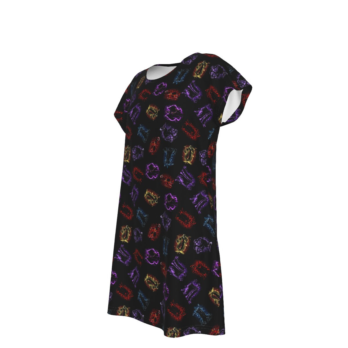 Villain Silhouettes Sparkle - Women's T-Shirt Dress