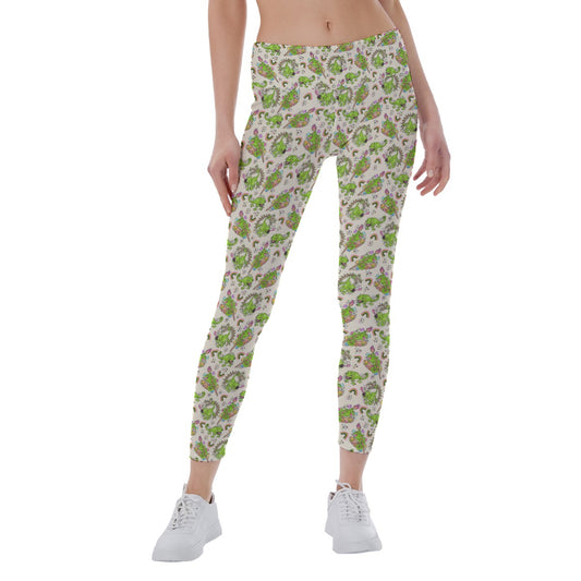 Colorful Chameleon Splash - Women's Yoga Leggings