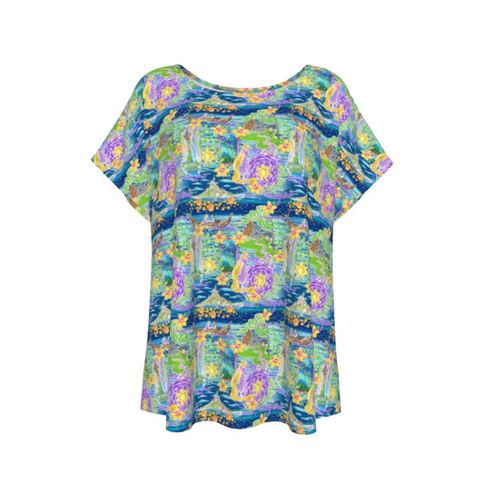 Lantern Festival Glow - Women’s Relaxed Fit Scoop Tee