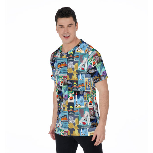 Vintage Tomorrow Ride Posters - Men's Short Sleeve T-Shirt