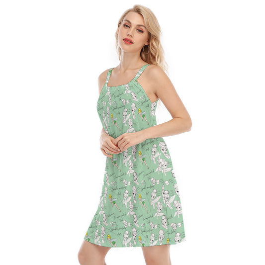 Drawing Pixie Fairy - Women’s Adjustable Sundress