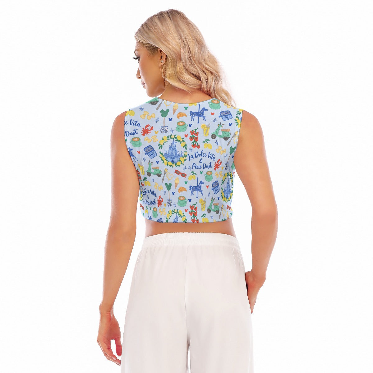 Sweet Life Pixie Dust - Women’s Sleeveless Cropped Tee
